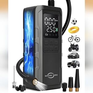 Nature Hero Portable Smart Electric Air Pump Lp8-P - Black